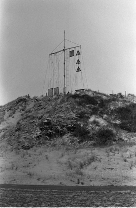 Vandstands signal på Troldebjerg. Troldebjerg - Hvide Sande