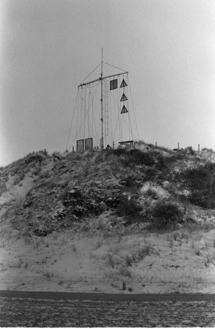 Vandstands signal på Troldebjerg. Troldebjerg - Hvide Sande