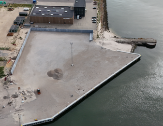 Kaj 109 - Hvide Sande Havn Den nye kaj i vesthavnen